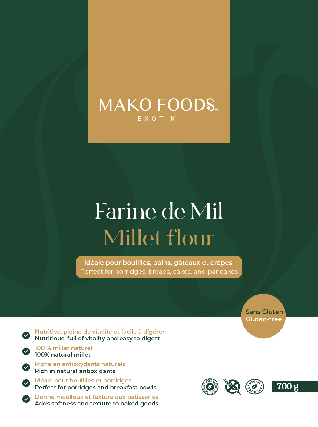 Farine de Mil (700 g)