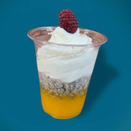 Citrouille au Sirop d’érable et Mil avec Crème fouettée