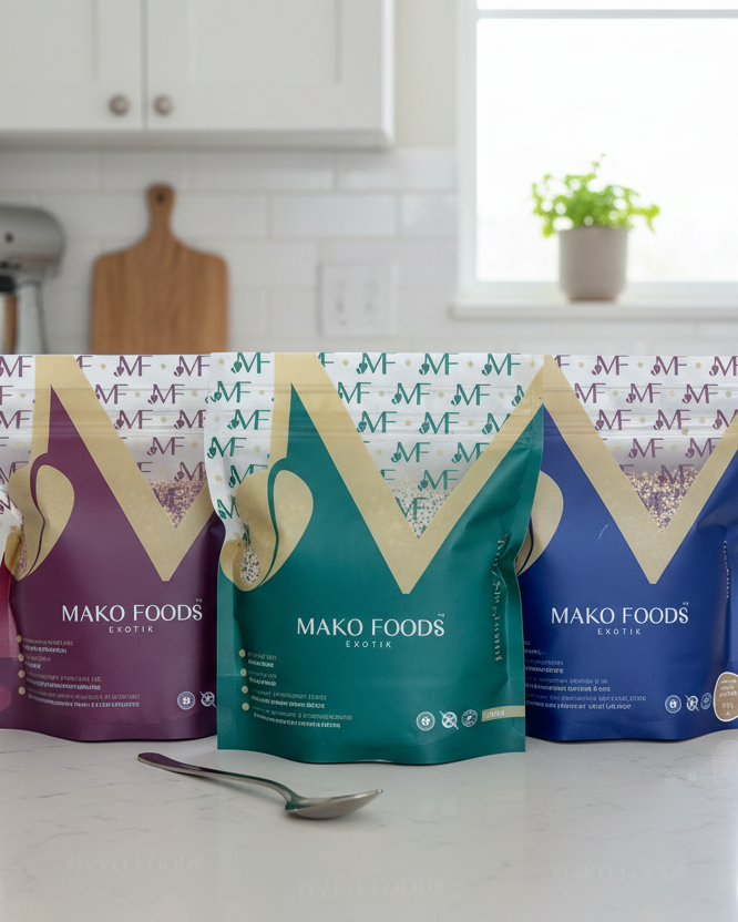 Ensemble saveurs exotiques – Mil + Sorgho + Fonio torréfié