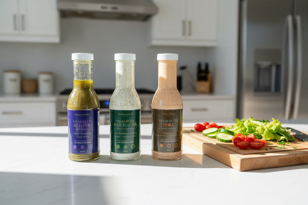 Vinaigrette Poke au sorgho