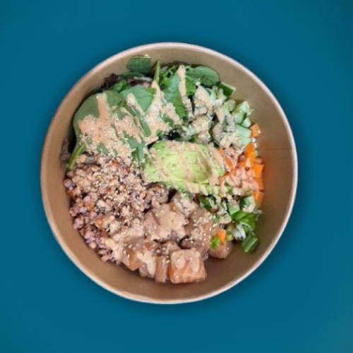 Poke Bowl de Sorgho et Saumon