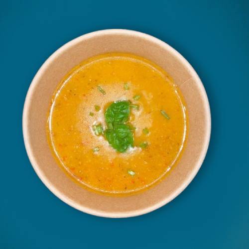 Potage de citrouilles au gingembre et sorgho