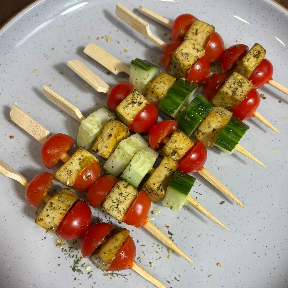 Brochettes de tofu